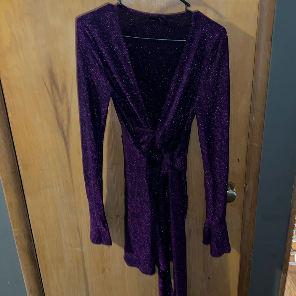 Purple dinner dress